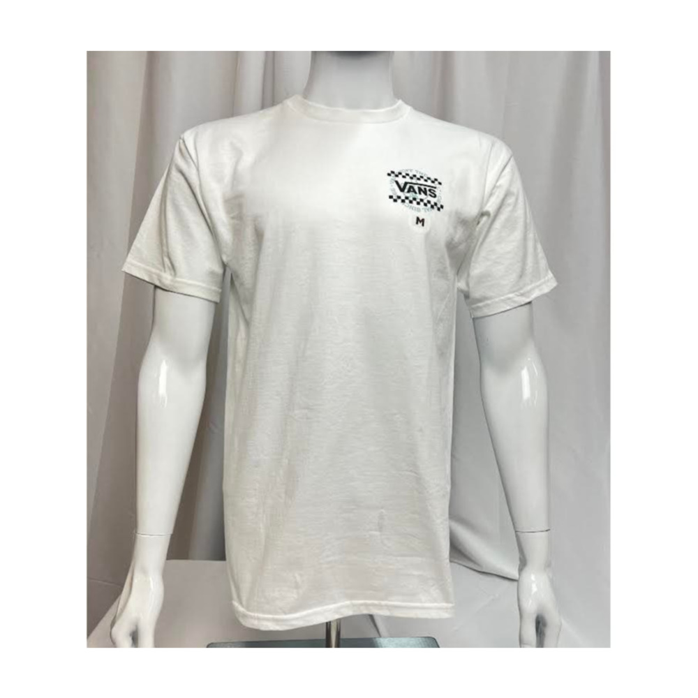 NWT! Vans Off The‎ Wall Men's Overlay T-Shirts White Medium
